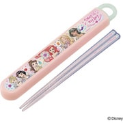 箸箱セット 抗菌 箸 16.5cm 音の鳴らない キャラクター プリンセス23 ABS2AMAG