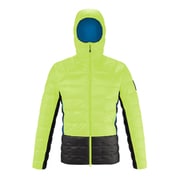 トリロジー アイコン ダウン フーディ TRI ICON DWN HOODIE M MIV9939 NOIR/ACID GREEN 6219 Sサイズ(日本：Mサイズ) [アウトドア ダウンウェア メンズ]