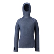 ウィメンズ ワッフル ウール フーディー WAFFLE WOOL HD W MIV01914 SAPHIR 7317 M/Lサイズ(日本：L/XLサイズ) [アウトドア カットソー レディース]