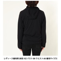 ドライ グリッド フーディ / BLACK - NOIR DRY GRID HOODIE W