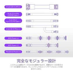 NZXT C1200 電源ユニット 80 Plus Gold 認証 定格 1200W 出力 PA-2G1BB