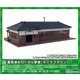 2636 Nゲージ 着色済み ローカル駅舎（ダークブラウン） [鉄道模型用レイアウト用品]