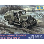 UU48512 露 ガズ GAZ-MM-W1.5t 軍用トラック 4輪型 [1/48スケール プラモデル]