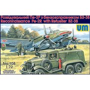 UU72108 露 Pe-2R ペトリヤコフ 双発偵察機＋BZ-38 燃料給油車 [1/72スケール プラモデル]