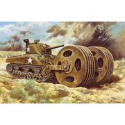 UU72221 米 M4A1 シャーマン T1E3 地雷除去ローラー装備 [1/72スケール プラモデル]