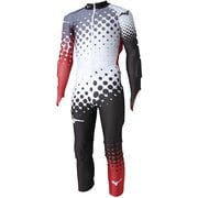GS ONE-PIECE Z2MHA002 70 ブラック×ホワイト Lサイズ [スキーウェア レーシングワンピース ユニセックス]
