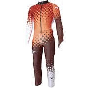 GS ONE-PIECE Z2MHA002 75 オレンジ×ホワイト Mサイズ [スキーウェア レーシングワンピース ユニセックス]