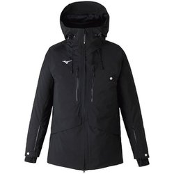 MIZUNO UNFUSSY SKI PARKA Z2MEA310 09 ブラック 2XLサイズ [スキーウェア ジャケット ユニセックス]