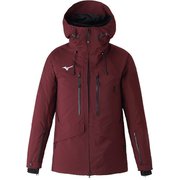 MIZUNO UNFUSSY SKI PARKA Z2MEA310 63 エンジ 2XLサイズ [スキーウェア ジャケット ユニセックス]