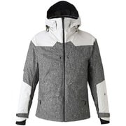 FREE SKI PRINT PARKA Z2MEA340 70 シルバー XSサイズ [スキーウェア ジャケット ユニセックス]