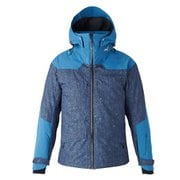 FREE SKI PRINT PARKA Z2MEA340 71 ネイビー Mサイズ [スキーウェア ジャケット ユニセックス]