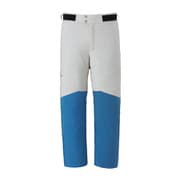 DEMO SOLID SKI PANTS Z2MFA321 72 ブルー×シルバー 2XSサイズ [スキーウェア パンツ ユニセックス]