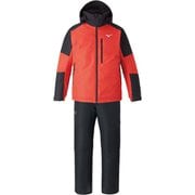 ブレスサーモ ミズノスノースキースーツ MIZUNO SNOW SKI SUIT Z2MGA355 76 レッド×ブラック Mサイズ [スキーウェア 上下セット ユニセックス]