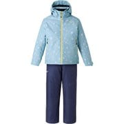 ブレスサーモ ミズノスノープリントスーツ MIZUNO SNOW Jr.SUIT PRINT Z2MGA956 72 アクアブルー 160サイズ [スキーウェア 上下セット ジュニア]