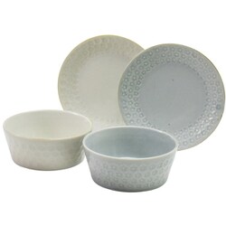 フォグ サラダボウル 約13cm 皿 約16cm ペア 4点 食器セット/美濃焼/食洗機・レンジ対応/日本製 113504