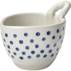 水玉 中鉢 納豆鉢 約330ml 小丸柄/美濃焼/食洗機・レンジ対応/日本製 288077