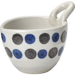 水玉 中鉢 納豆鉢 約330ml 中丸柄/美濃焼/食洗機・レンジ対応/日本製 288078