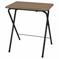 折畳テーブル（L） 幅60×奥行52.5×高さ71.5cm ブラウン FT-05L BR