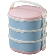 お弁当箱 ピクニックケース 3段×500ml ピンク
