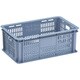 収納ボックス BASKET ワークインM 樹脂と暮らす ブルー