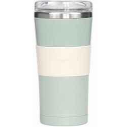 タンブラー フタ付き 370ml ヌーバネッサ NUOVONECA 中空2重構造 ステンレス プラスチック ピスタチオグリーン
