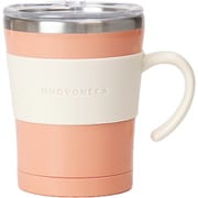 マグカップ フタ付き 320ml ヌーバネッサ NUOVONECA 真空二重構造 ステンレス プラスチック コーラルピンク