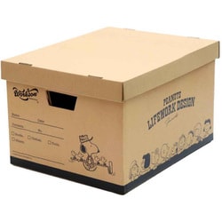 収納ケース Workson スローイングボックス PEANUTS スヌーピー ナチュラル TWB-WKP-NA