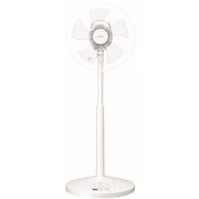 リビング扇風機 ACモーター搭載 ハイポジション リモコン付き ピュアホワイト R30J-HRC-W