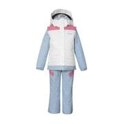 Crystal Flower Junior Two-piece ESG232P90 ICE BLUE 120サイズ [スキーウェア 上下セット ジュニア]