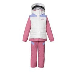 Crystal Flower Junior Two-piece ESG232P90 PINK 140サイズ [スキーウェア 上下セット ジュニア]