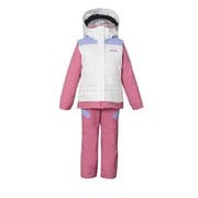 Crystal Flower Junior Two-piece ESG232P90 PINK 160サイズ [スキーウェア 上下セット ジュニア]