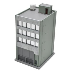 32383 Nゲージ 建コレ177 現代ビルA [鉄道模型用品]