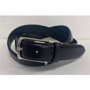 NB-BP013/BK [国産 姫路レザー シャドー加工ベルト クロ]