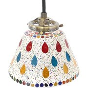 照明 モザイクハンギングランプ デルタ ドロップ 直径15cm 12919831020
