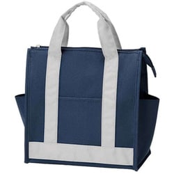 ランチバッグ 保冷弁当袋 角型 ネイビー P-3569