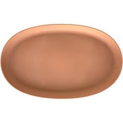 受け皿 エコプレートオーバル 木粉入り 幅42.5×奥行26.9cm 素焼き