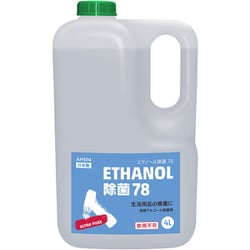 エタノール（発酵アルコール88%）４Ｌ×４＝１６Ｌ バイオエタノール　大容量