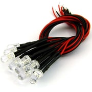 PW5-12-WHITE [20cm線付LED Φ5mm 白/10個入]