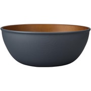 サラダボウル 19.5cm isso ecco 木目調 プラスチック グレー 678329