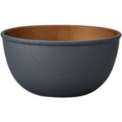 ボウル 15cm L isso ecco 木目調 プラスチック グレー 678299
