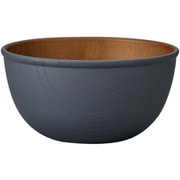 ボウル 15cm L isso ecco 木目調 プラスチック グレー 678299