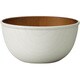 ボウル 15cm L isso ecco 木目調 プラスチック ホワイト 678565