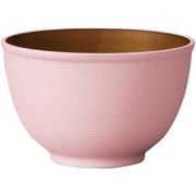 ボウル 11cm S isso ecco 木目調 プラスチック ピンク 678220