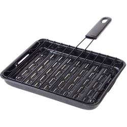魚焼き網 ガス火専用 セラグリル ホーロー加工 M F-39