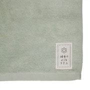 WYT3501 [ハンドタオル 34×35cm 綿雪のようなタオル ベルベットカラー ブルーグリーン]