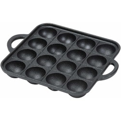 たこ焼きプレート 16穴 スプラウト 鉄鋳物製 HB-6483