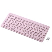 キーボード ジブンイロ 薄・ミニ ワイヤレスキーボード ピンク TW-KB002