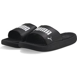 SOFTRIDE ソフトライド マッサージ スライド サンダル 383062 01 Puma Black-Puma White 27cm [サンダル メンズ]