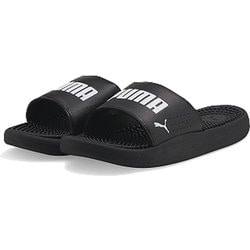 SOFTRIDE ソフトライド マッサージ スライド サンダル 383062 01 Puma Black-Puma White 28cm [サンダル メンズ]