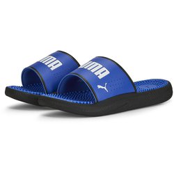 SOFTRIDE ソフトライド マッサージ スライド サンダル 383062 05 Royal Sapphire-PUMA White-PUMA Black 25cm [サンダル メンズ]